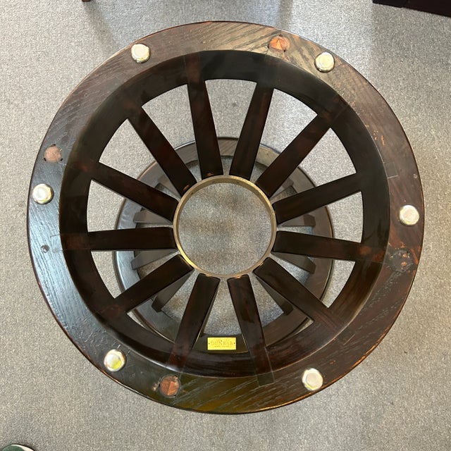 Brown Edward Wormley for Dunbar "Sheaf of Wheat" Side Table With Glass Top 1960s For Sale - Image 8 of 10