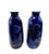 Japanese Fukagawa Seijji Cobalt Blue Sake Bottles For Sale - Image 3 of 11