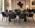 Philippe Starck for Cassina “Passion 246” Black Leather Dining Chairs-Set of 6 Dimensions Each chair measures...