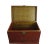 1900s Red Antique Trunk For Sale - Image 10 of 12