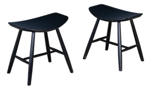 J36 Stools by Ejvind A. Johansson for FDB Møbler, Denmark, 1960s, Set of 2