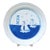Large Vintage Blue and White Enamelware Platter / Tray With Sailboat and Lighthouse Motif For Sale