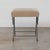 Panoplie Iron Loop Stool, Brown Mohair For Sale In Los Angeles - Image 6 of 12