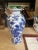 Up for consideration is a beautiful vintage blue and white asian dragon vase. This is a lovely piece that would look...