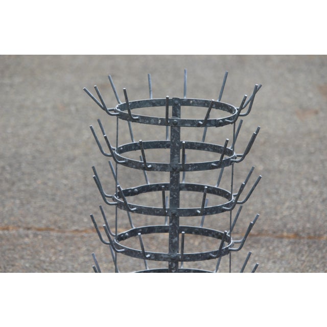 1970s Metal Kitchen Rack with Hooks, 1970s For Sale - Image 5 of 12
