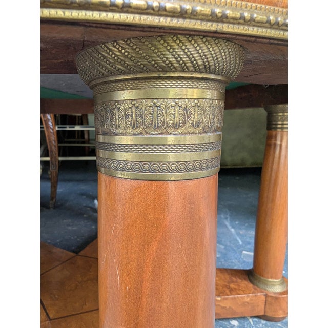Antique Scagliola Table With Central Pastoral Landscape Medallion For Sale - Image 9 of 14
