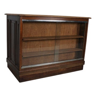 French Oak Shop Counter / Desk or Kitchen Island, 1950s For Sale