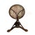 Metal Antique French Iron Base Bistro Table With Marble Top For Sale - Image 7 of 7