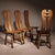 Brutalist Dining Chairs attributed to De Puydt, Belgium, 1970s, Set of 4 For Sale - Image 11 of 11