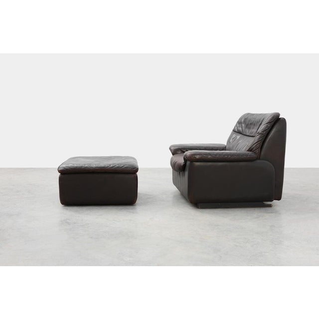 Mid-Century Modern DS‑66 Relax Chair in Brown Leather from de Sede, Switzerland, 1960s For Sale - Image 17 of 18