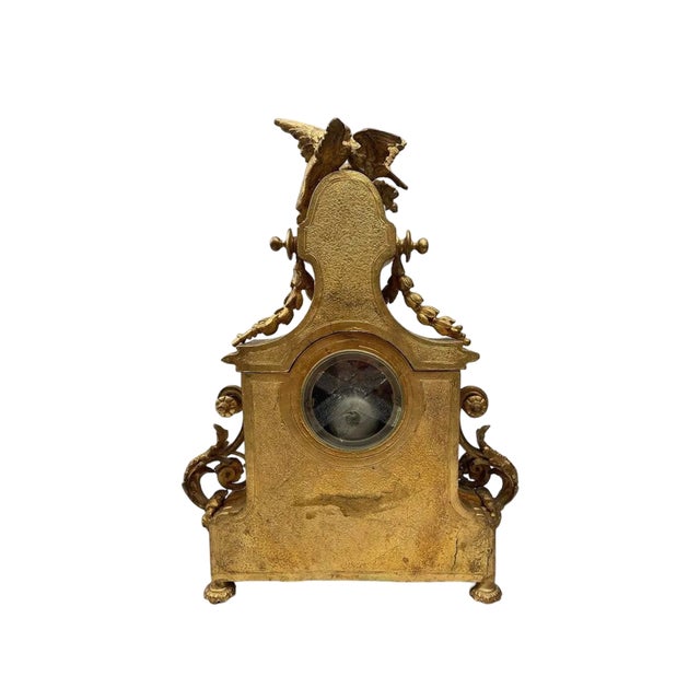 Antique French Japy Frères Ormolu & Sevres Style Porcelain Clock Garniture Set – True Masterpiece For Sale - Image 4 of 18