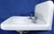 Vintage "Standard" High-Back Porcelain & Cast Iron Sink With Cast Iron Mounting Bracket For Sale - Image 11 of 18