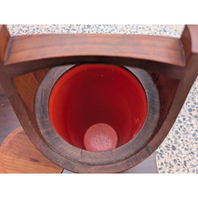 Wood Vintage Teak Ice Bucket by Jens Quistgaard for Dansk For Sale - Image 7 of 8