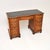 Burr Walnut and Leather Top Pedestal Desk, 1930s For Sale - Image 12 of 12
