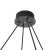 Black Monumental Daniel Becker Emily 9 Chandelier in Matte Anthracite for Moss Objects For Sale - Image 8 of 12