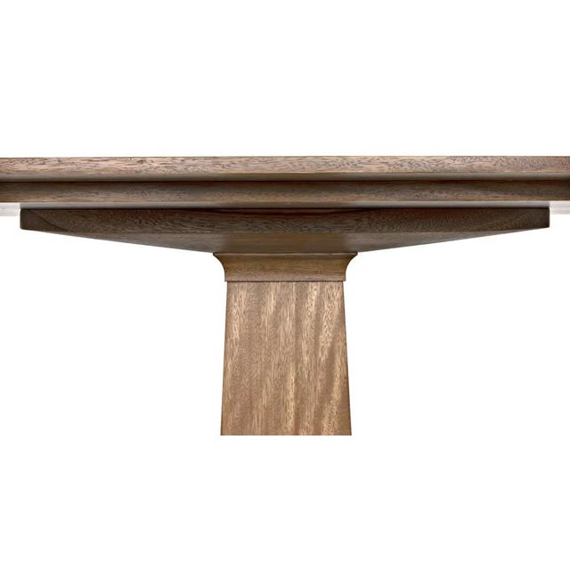 Wood Travis Table, Dark Walnut For Sale - Image 7 of 9
