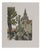 Mathurin Meheut, Brittany, Pilgrims in front of the church, Engraving For Sale