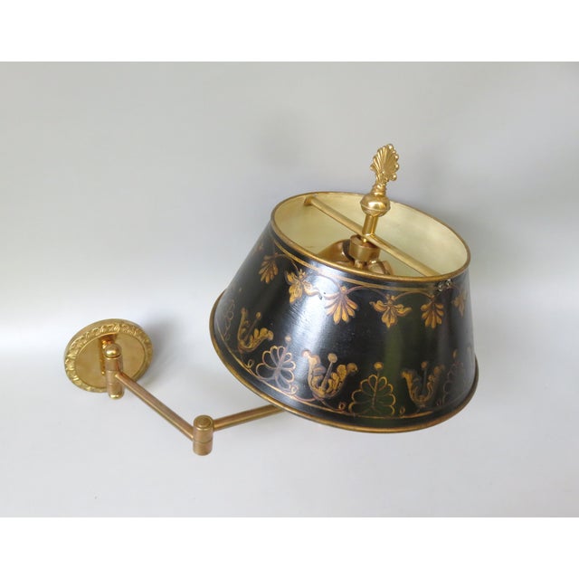 Metal Bouillotte Wall Lights in Bronze Gilded, France, 1970s, Set of 2 For Sale - Image 7 of 18