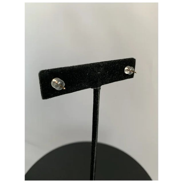 1980s 14k Ruby Stud Earrings, A Pair For Sale In Denver - Image 6 of 6