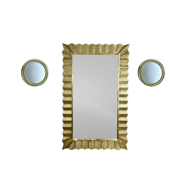 Pair Vintage Limburg sconces or ceiling lights, brass frame, opaline glass insert, the base has movable brackets to secure...