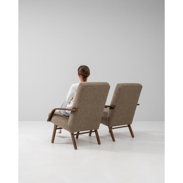 1960s Czech Upholstered Armchairs By TON - A Pair For Sale In Greensboro - Image 6 of 18