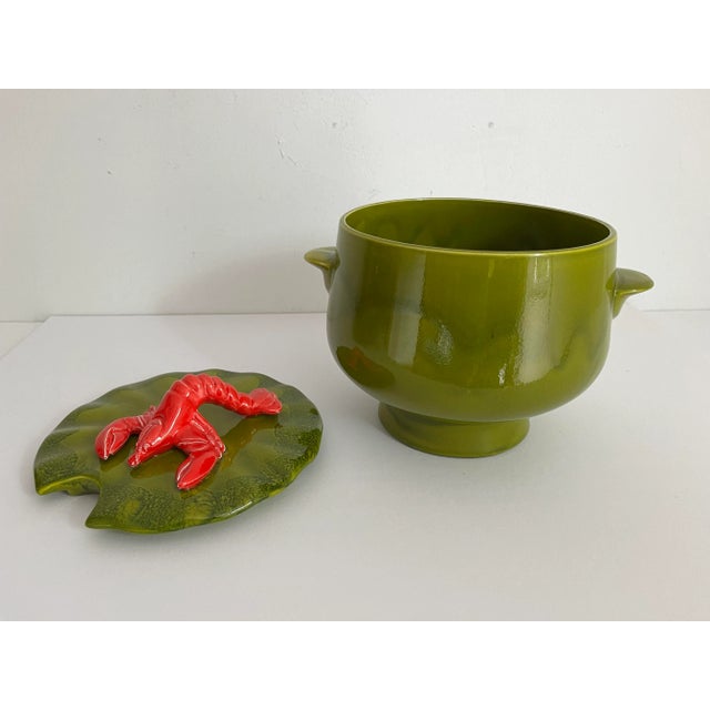 Mid 20th Century Ceramic Lobster Tureen by California Pottery, 1970s For Sale - Image 5 of 10