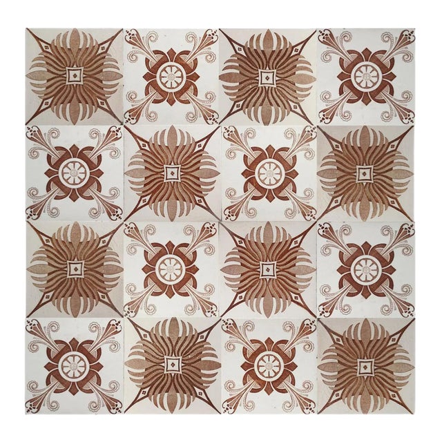 Antique Tile, 1920s, Belgium For Sale