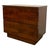 1970s Vintage Mid-Century Modern Two-Drawer Nightstand With Book-Matched Wood Grain. For Sale - Image 5 of 10