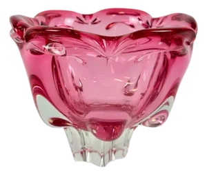 Bohemian Glass Bowl by Josef Hospodka for Chribska Glassworks, 1960s