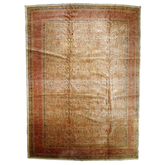 1900s Handmade Antique Turkish Sivas Rug 9.10' X 13.3' For Sale - Image 12 of 12