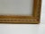 Vintage Italian Red Bole Gold Gilt Wood, Easel Back Picture Frame Under Glass For Sale - Image 13 of 14