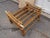 Wood Vintage 1960s Bamboo Ottoman in the Style of Ficks Reed's Far Horizon Line For Sale - Image 7 of 12
