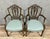 Wood Desk Chairs in Mahogany, 1800s, Set of 2 For Sale - Image 7 of 8