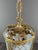 20th Century Louis XVI Style Lantern in Gilt Bronze and Engraved Glass For Sale - Image 6 of 12