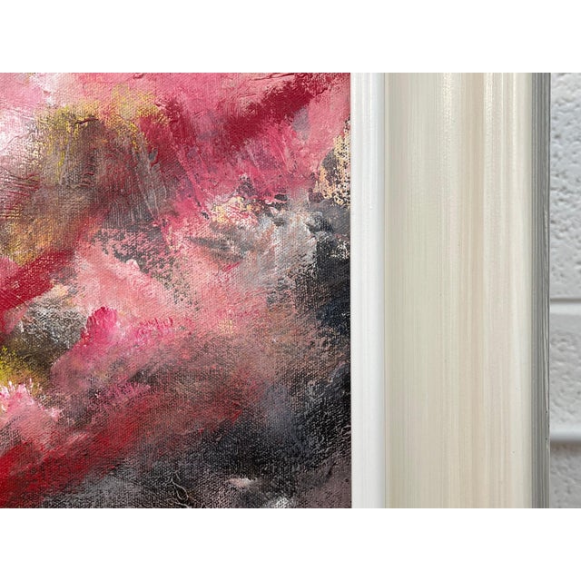 Textile Angela Wakefield, Abstract Landscape using Red, Black and Yellow by Contemporary British Artist, 2022 For Sale - Image 7 of 13