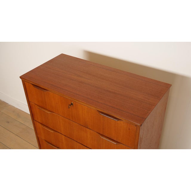 Vintage Danish Teak Chest of Drawers For Sale - Image 6 of 12