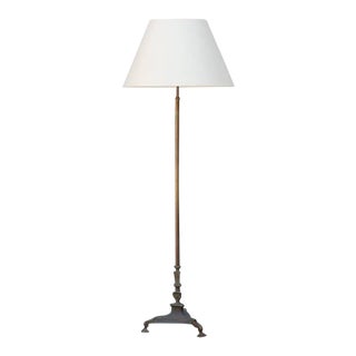 1940s French Bronze Floor Lamp For Sale
