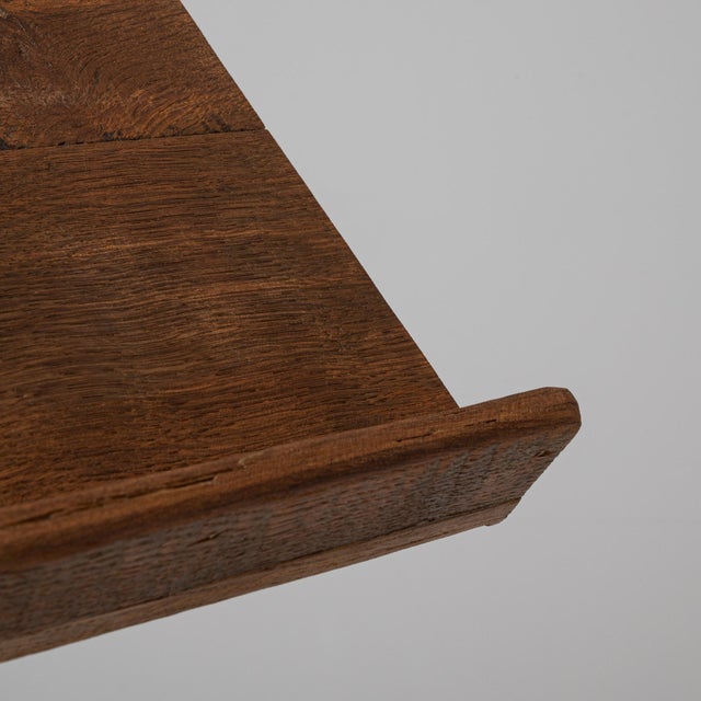 19th Century French Wooden Book Stand With Original Patina For Sale - Image 12 of 18