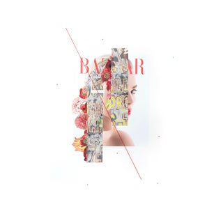 Scarlet, 2019 Original Collage by Emily Hoerdemann For Sale