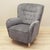 Scandinavian Grey Wooden Armchair For Sale - Image 14 of 14