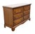 American Broyhill Furniture Penn Colony Solid Cherry Early American Colonial 54" Double Dresser 2600-22 For Sale - Image 3 of 14