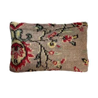 Vintage Handmade Rug Cushion Cover For Sale