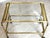 Mid-Century Modern Mid-Century Brass & Glass Bar Cart with Perforated Gallery, 1960s For Sale - Image 3 of 16