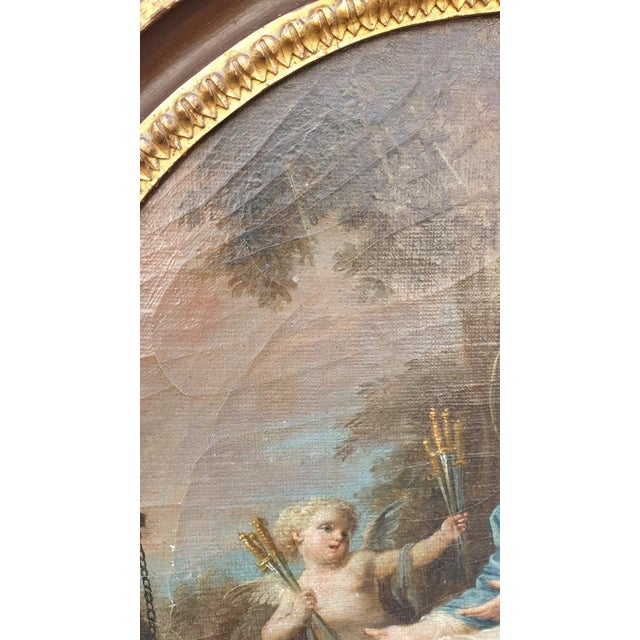 Virgin Before the Instruments of the Passion, Oil on Canvas, Framed, 18th Century For Sale - Image 12 of 18