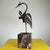 Iron Sculpture with Black Marble Base attributed to Carlo Rizzarda For Sale - Image 11 of 11