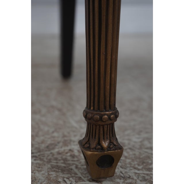 Interior Crafts Black & Gold Chinoiserie Arm Chair For Sale - Image 13 of 18
