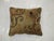 19th Century Peach Khaki Antique Sultanabad Pillow For Sale - Image 5 of 5