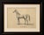 Title: antique arabian horse lithograph “bairaktar” by august jäger, 1846 : a refined and highly decorative antique...