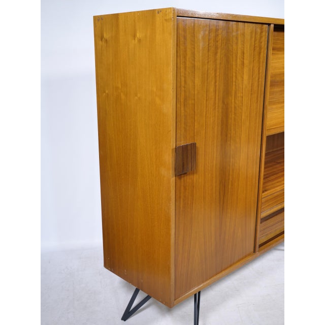 Mid-Century Modern Teak Highboard by Ernst Dieter Hilker, 1960s For Sale - Image 13 of 17