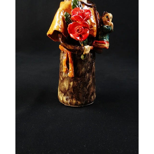 Early 21st Century Ines Machado, Statuette of Saint Anthony of Padua, 2025, Terracotta For Sale - Image 5 of 14